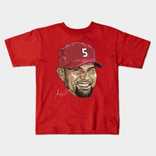 Albert Pujols St. Louis Portrait Kids T-Shirt